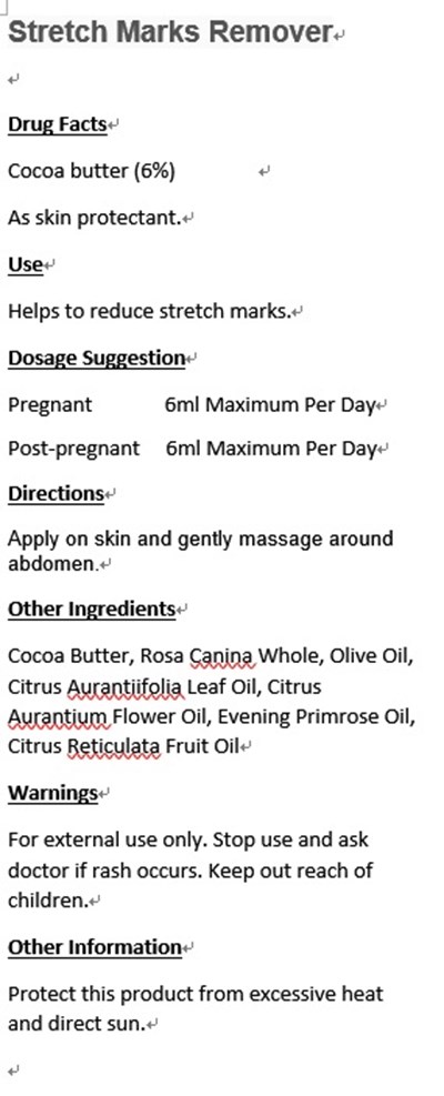 1818 (70470 1818 Stretch Marks Remover)